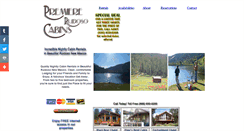 Desktop Screenshot of premiereruidosocabins.com